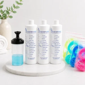 8 LPM O24U supplies: Oxy/Aroma infusion canister, three Oxy/Aroma blends and sani-sealed nose tubes
